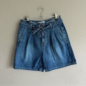 YMI Denim High Rise Tie Waist Women's Shorts 5/27